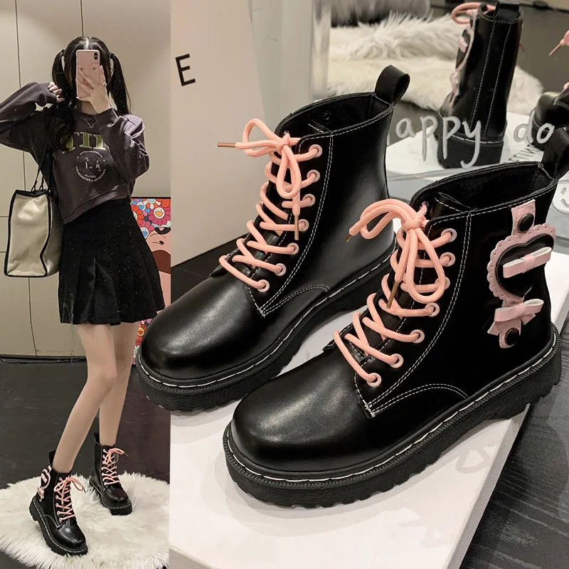 

Women's Rubber Boots Round Toe Zipper Luxury Designer Shoes Boots-Women Rain Med Rock Lolita Mid Calf Fashion Mid-Calf Leather 2