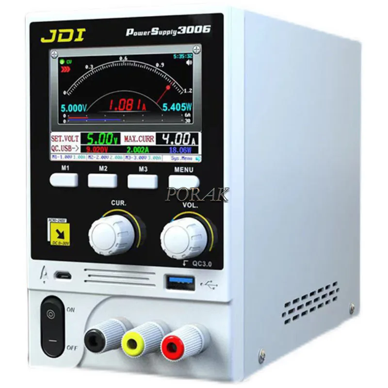 Блок питания JDI 3006 30 в 6 А 5 цифровой Регулируемый источник постоянного тока для