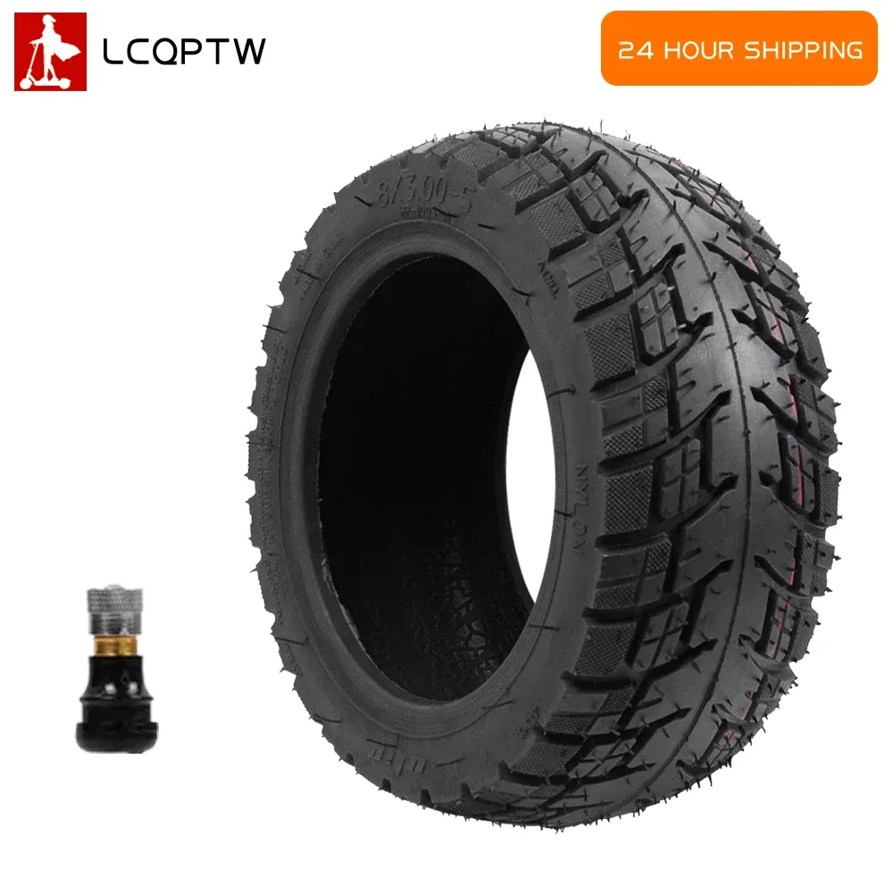 

8x3.00-5 Tubeless Tire Off-Road Vacuum Tires for Kaabo Mantis 8 Electric Scooter 8 Inch Outer Tire Skateboard 8x3.0 Tyre Parts