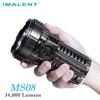 imalent ms08 high bright powerful flashlight professional rechargeable lantern defense outdoor edc lighting tactical flashlights