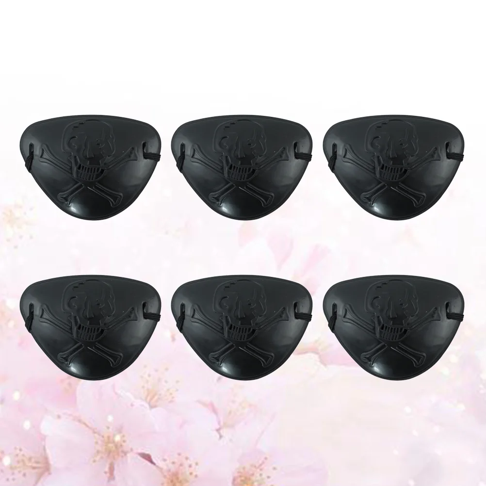 

6 Pcs Blindfolds For Kids Party Prop Festival Performance Medical Pirate Printing
