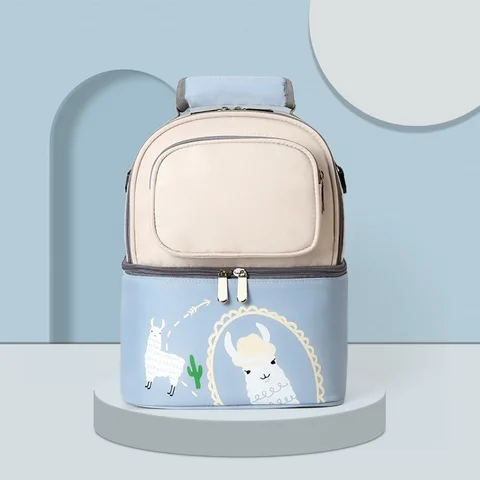 Многофункциональная сумка для хранения свежести грудного молока, сумка для мам, портативная Детская сумка для подгузников, двухслойный терморюкзак для еды