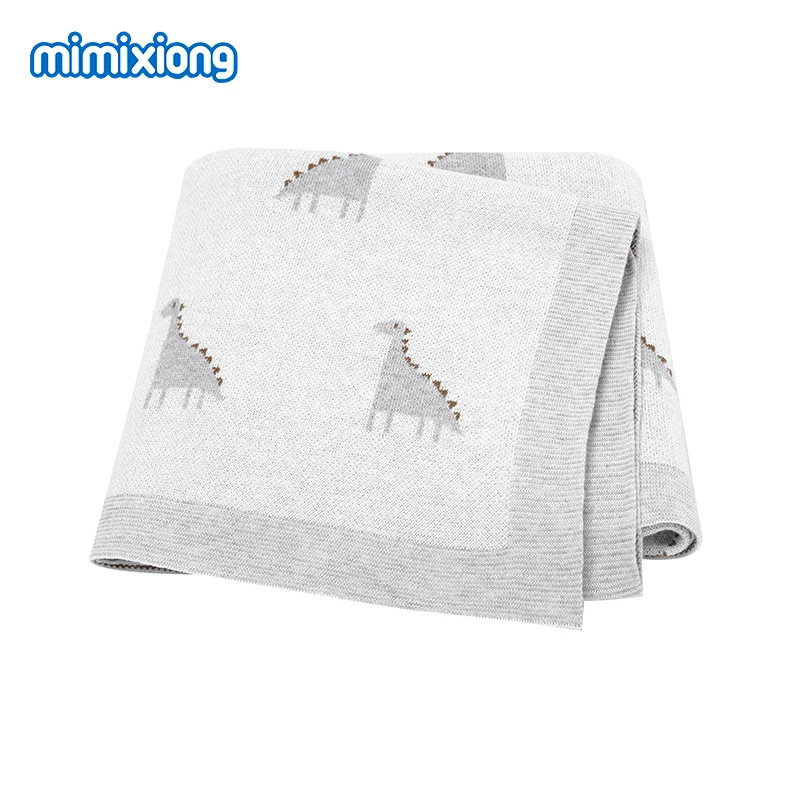 

Baby Blankets Cotton Knitted Newborn Swaddle Wrap Quilts Covers 90*70cm Toddler Infant Stroller Basket Bedding Sleeping Mat Soft