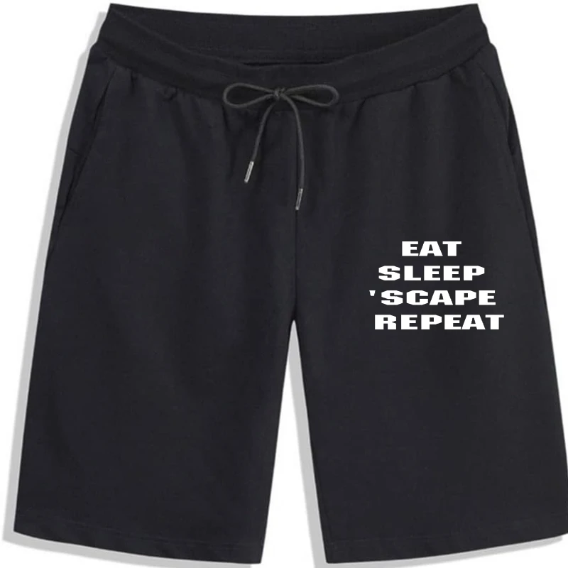 

runescape eat sleep scape repeat Shorts men Customized cotton Pure cotton cool summer Casual Summer Style Letter shorts for men