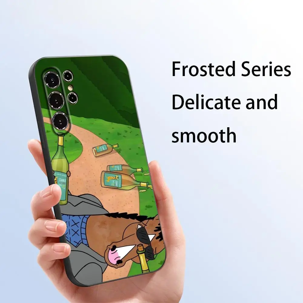 Фото Модный чехол для телефона Bojack с крутым дизайнерским рисунком для Samsung Galaxy S26 S25 S24 S23 S22 S21 Plus Ultra Note20, мягкий, черный №5
