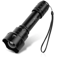 uniquefire t20 5w ir 850nm3 modes zoomable led flashlight infrared light hunting torch illuminator for night vision gun lights