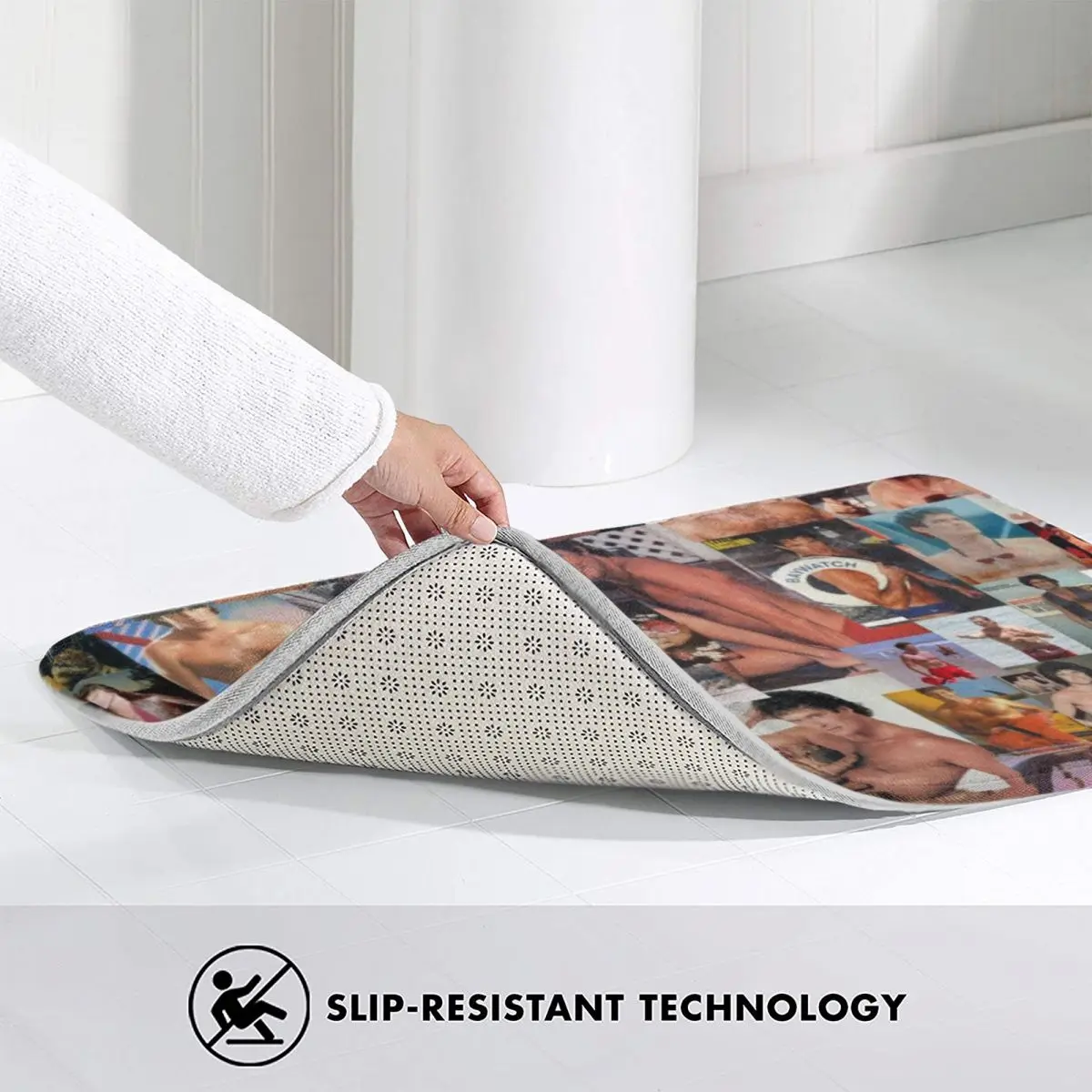 Hoff нагрудный коллаж коврик дверной для ванной