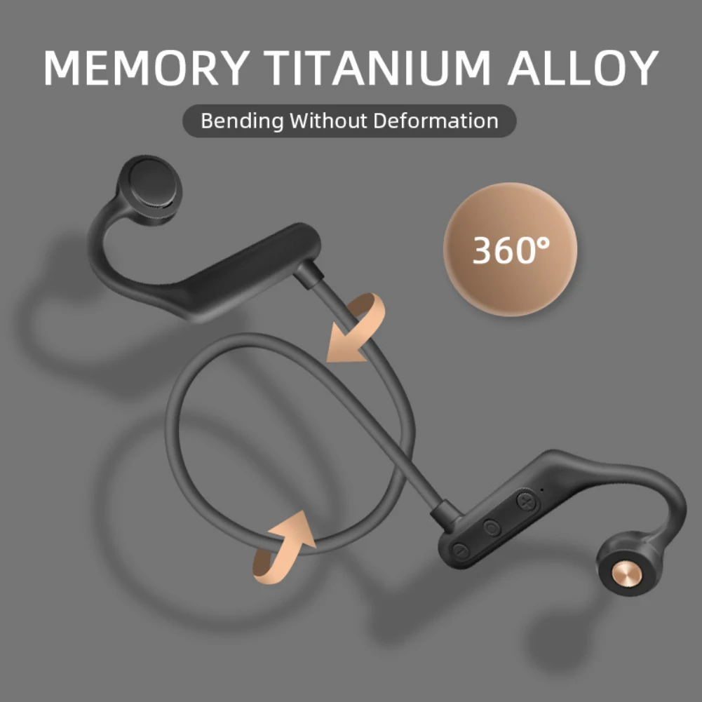 Новые наушники с костной проводимостью беспроводные Bluetooth-совместимые IPX5
