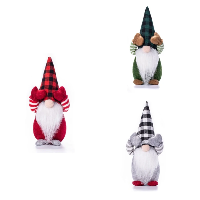 

Christmas Faceless Doll Nordic Wind Elf Shy Dwarf Family Lovely Decoration Perfect Holiday Gift