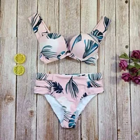 2022 swimsuit women swimwear high waist bikini bikini set push up bathing suit print beach wear summer biquini female