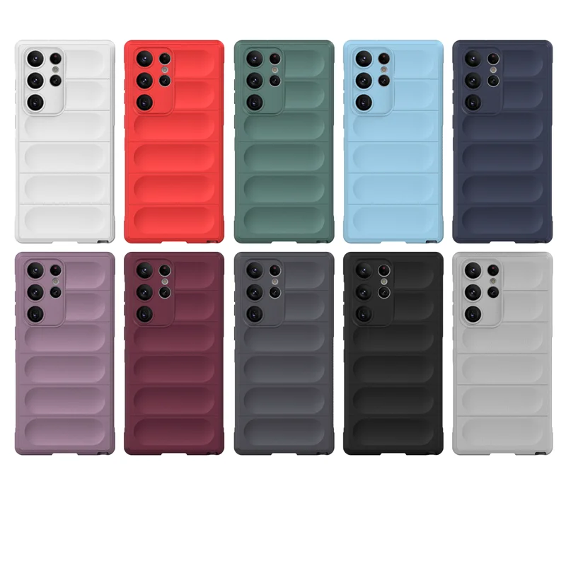 Luxury Case For Samsung Galaxy S23 Ultra Case For Samsung S23 Ultra Cover Soft Silicone Skin-Friendly TPU Capa Galaxy S23 Ultra