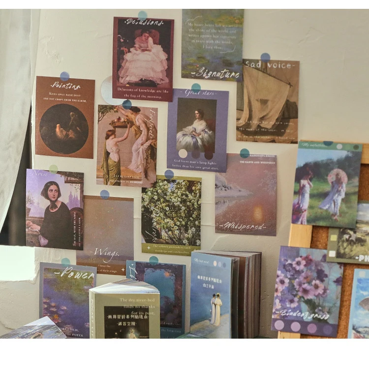 

Gallery Broken Star Series Material Background Paper Creative Hand Ledger Collage Decoration DIY for Card Decorative Aesthetic