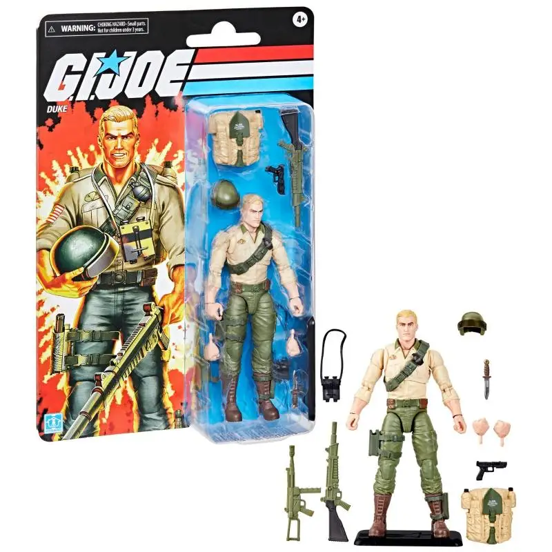 Фото Hasbro GI Joe Classified Series Ретро Cardback Scarlett Duke Recondo Коллекционная 6-дюймовая фигурка игрушки с аксессуарами в подарок №4
