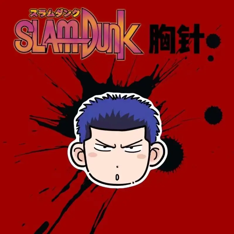 Slam Dunk Аниме периферийные устройства Shobei пять тигров 5 шт. брошь сакураги ханамичи
