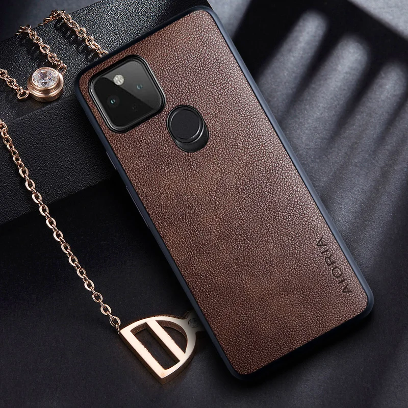 

Case for Google Pixel 5A 5G cover with Retro business PU leather Skin design phone cover for google pixel 5a 5g case funda capa