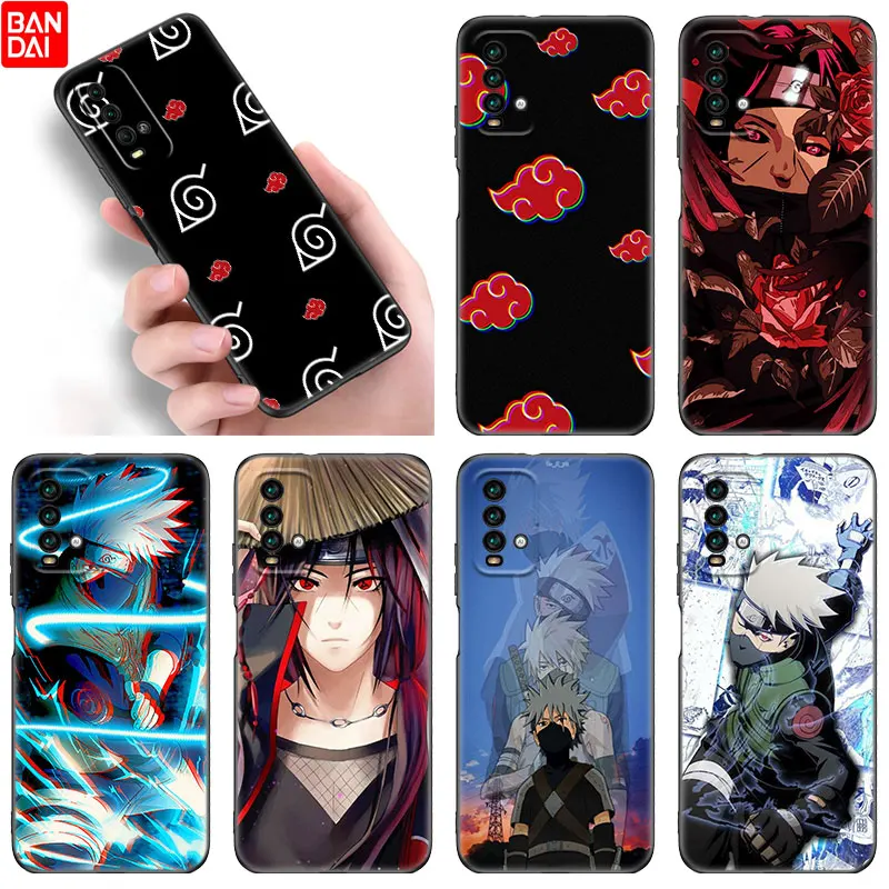 

Anime Naruto Kakashi Itachi Uchiha Case For Xiaomi Redmi Note 11 11S 11T 11E 10 10T 10S 9S 8T 9 8 7 Pro 5G Soft Cover