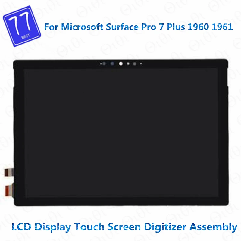 

Для Microsoft Surface Pro 7 Plus Pro 7 + 1960 1961 LCD дисплей кодирующий преобразователь сенсорного экрана в сборе Замена для Surface Pro 7 Plus