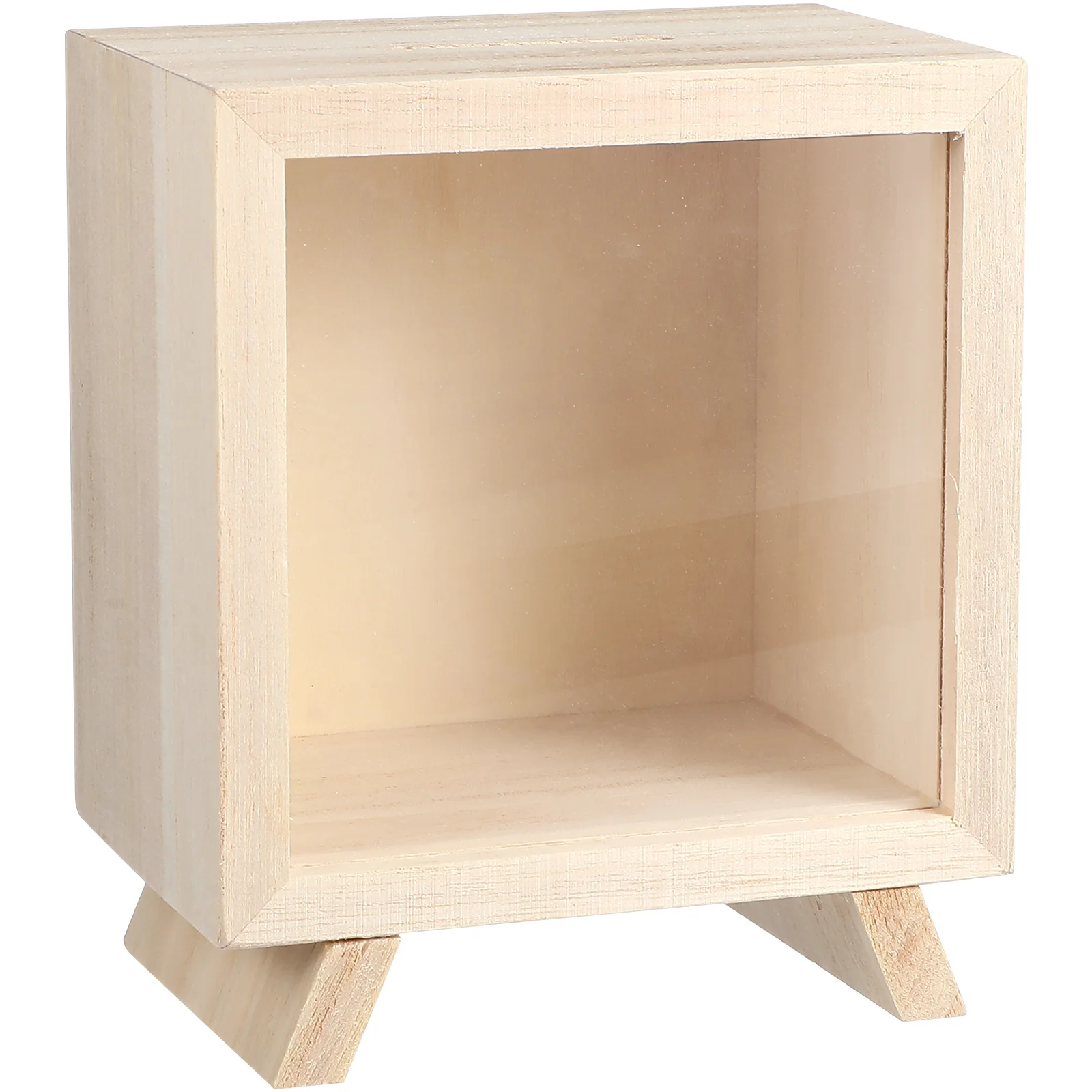 Неоткрываемая копилка для детей банки деревянная взрослых большая прозрачная