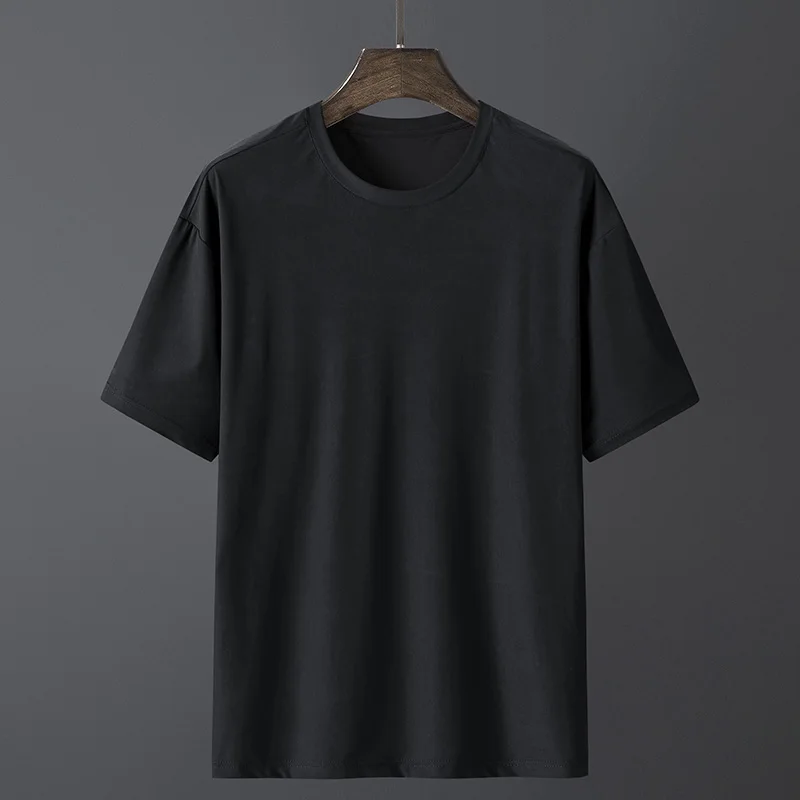 

2022 8XL Mens T-Shirts Oversized Solid Summer Male Tshirts Hip Hop Tee Short Sleeves T-Shirty Plus Size Husband Clothing Z460