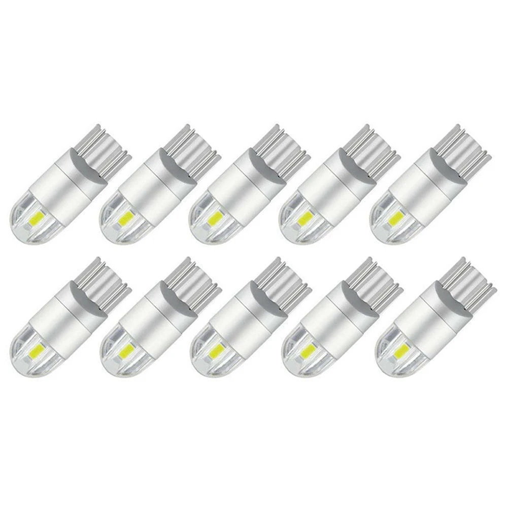 

10X High Quality T10 2SMD 2 SMD 3030 LED W5W WY5W 2825 192 921 168 501 Auto Wedge Lamp Car Marker Light Door Map Dome Bulb DC12V