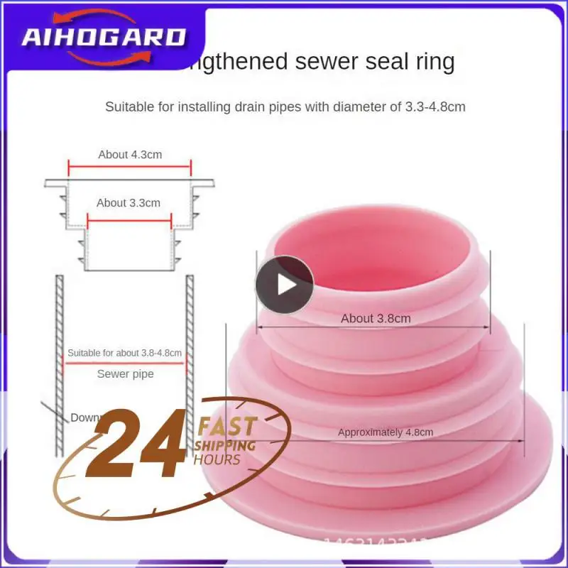 

Universal Sink Stopper Silicone Sealing Plug Sink Drains Sewer Sealing Plu Kitchen Cleaning Tools Odorproof