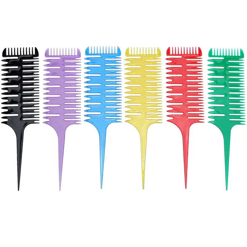 

1/6Pcs Hair Dyeing Comb Anti-static Hairdressing Combs Professional Weave Weaving Comb Hair Dye Styling Tool for Salon Use
