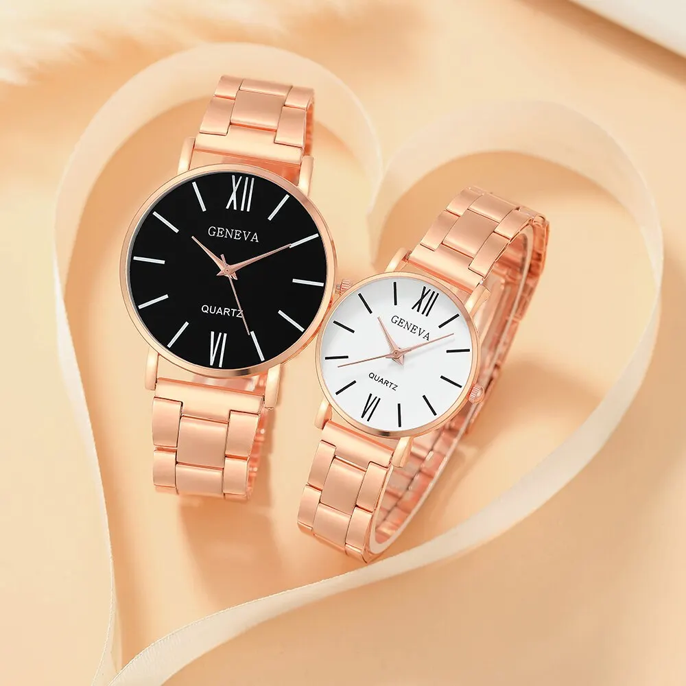 

Часы наручные для мужчин и женщин, Простые Модные кварцевые, с сетчатым браслетом из нержавеющей стали