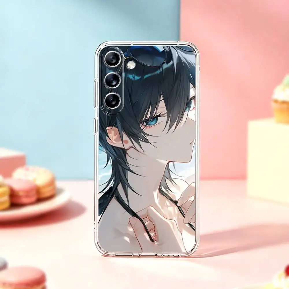 Фото Чехол для телефона Cool I-Ishimi Yokoyama для Samsung Galaxy A91,80,73,72,71,53,52,32,31,22,21s,20, прозрачный мягкий чехол №4