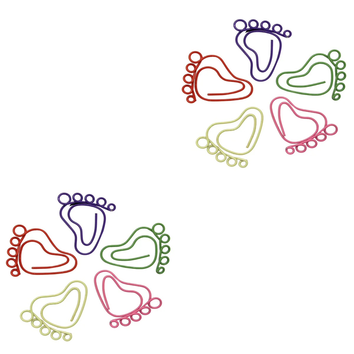 

Зажимы для бумаги, украшение, булавка, принадлежности для ног, металлические наклейки, для офиса, школы, коллекционеров, милые Мультяшные цв...