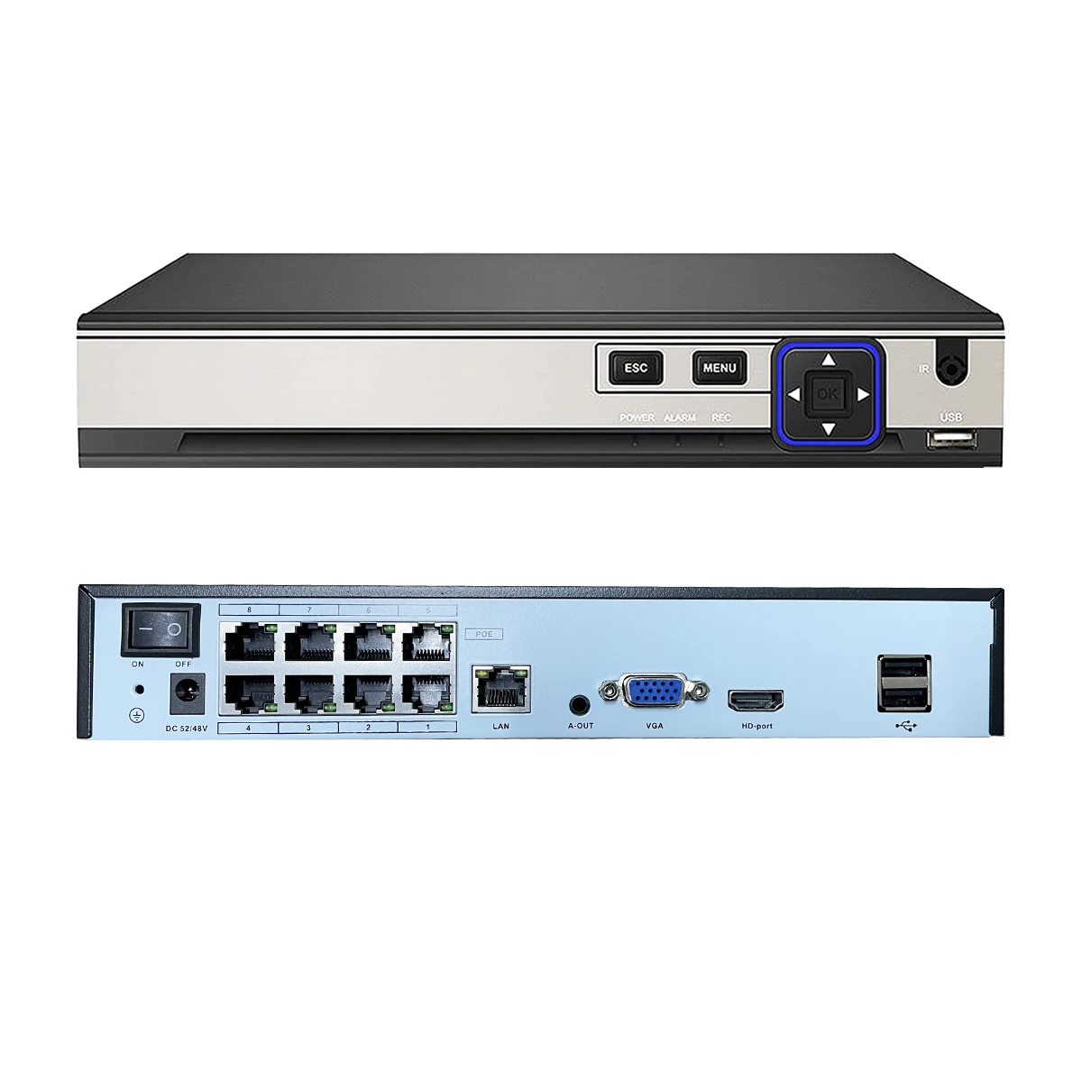 

Видеорегистратор Gadinan GDN-N6804HE/6808HE 4/8 каналов 4K