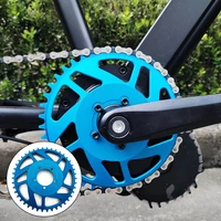 electric bicycle ebike 42t chain ring offset correction bicycle teeth plate crank cover mountain road bike accessories