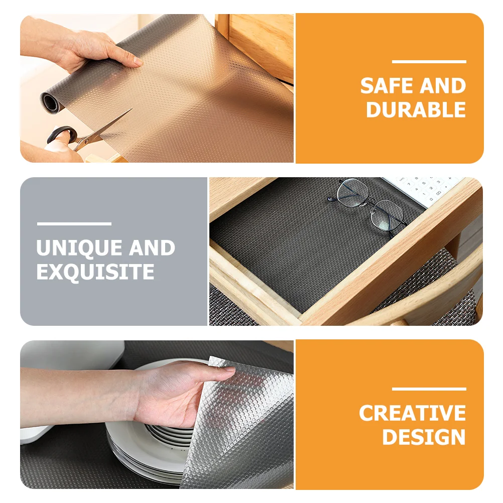 

Liner Kitchen Shelf Pad Cabinet Liners Drawer Shelveswashable Waterproof Mat Eva Resistant Oil Wire Non Adhesive Oilproof