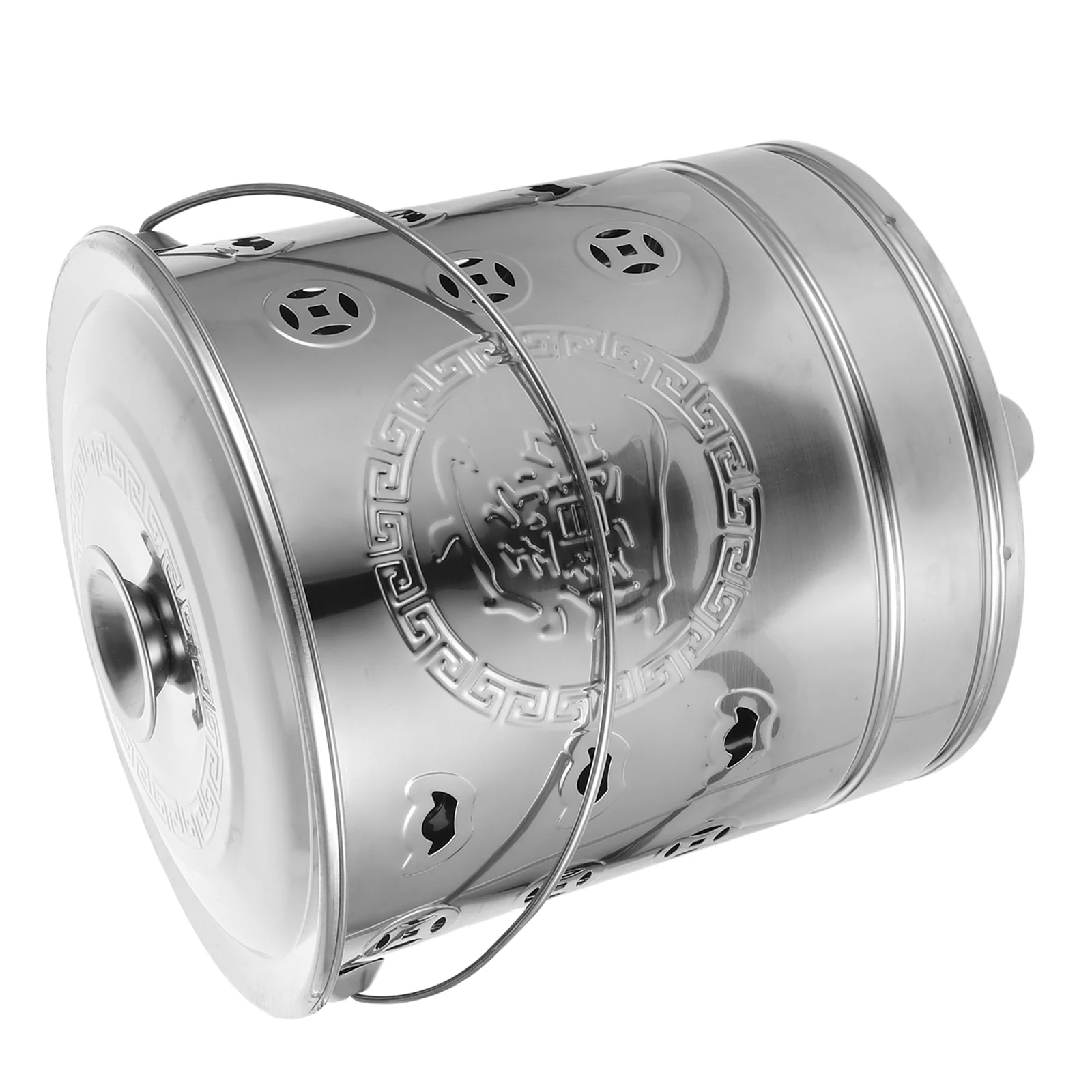 

Money Burn Container Burning Sutra Barrel Bucket Stainless Steel Fire Basin Incinerator