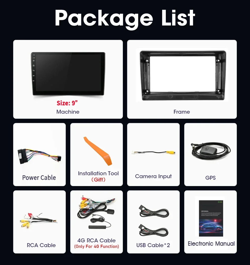 НОВЫЙ Android 14 Kia Ceed ED 2006-2012 Автомобильный радиоприемник Мультимедийная навигация 4G