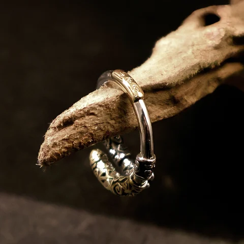 LENNIK Посеребренное медное кольцо Black Myth Wukong для мужчин