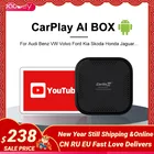 Carlinkit CarPlay Ai Box Android 9,0 Apple CarPlay беспроводной Android авто на Mazda Mercedes Lexus Volvo tv Netflix 4G LTE SIM TF