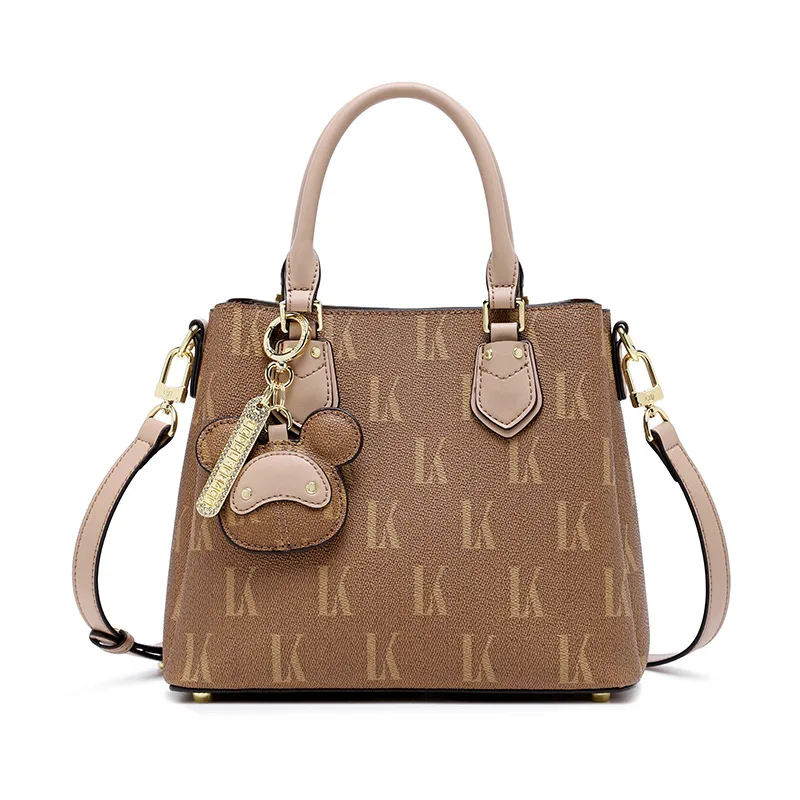 

KUROYABU Korean Fashion Ladies Handbag Large Capacity Bolso Messenger Bag Shoulder Bag Classical Printing Lesther Crossbody Bags