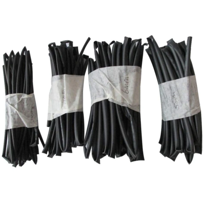 

4 X 1 Meter Lengths Heat Shrink Tubing 3Mm 4Mm 5Mm 6Mm