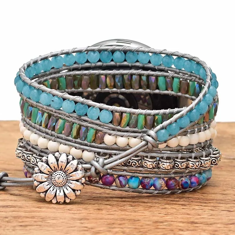 20mm 22mm watch strap For Samsung Galaxy watch 3 4 Women Nylon Braided Jewel bohemia Bracelet For Huawei Amazfit Bip GT/2/GT 2E