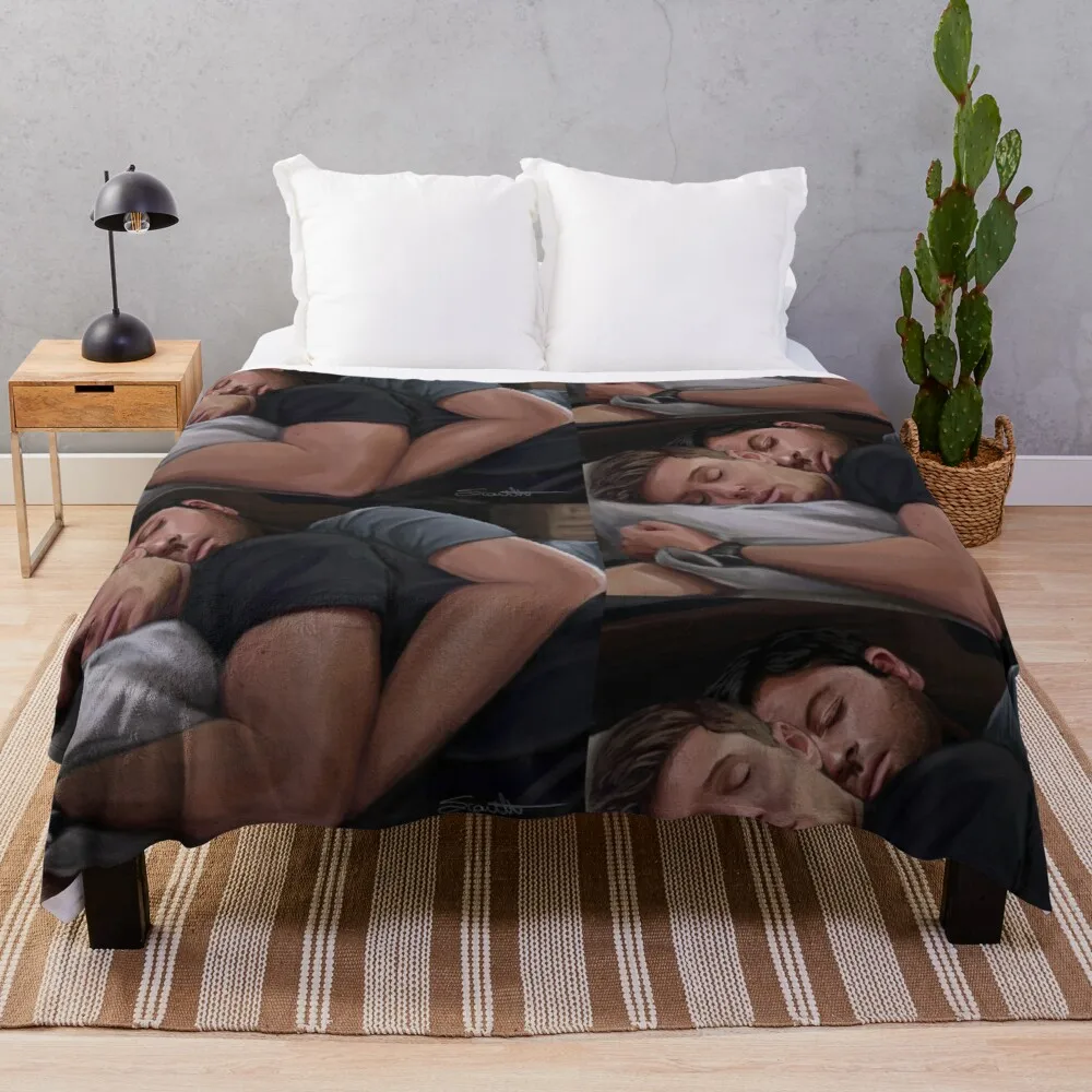 

Destiel Cuddles 2 Throw Blanket Flannels Blanket Furry Blankets