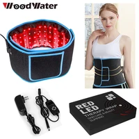 infrared red light therapy belt led heat pad massage 660nm850nm waist belt for slimming reduce joint pain relief treatment