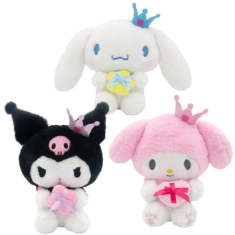 

Sanrio Kuromi My Melody Cinnamoroll Plush Toys Kawaii Cartoon Anime Children Soft Plush Pillow Cushion Stuffed Plush Dolls Gifts