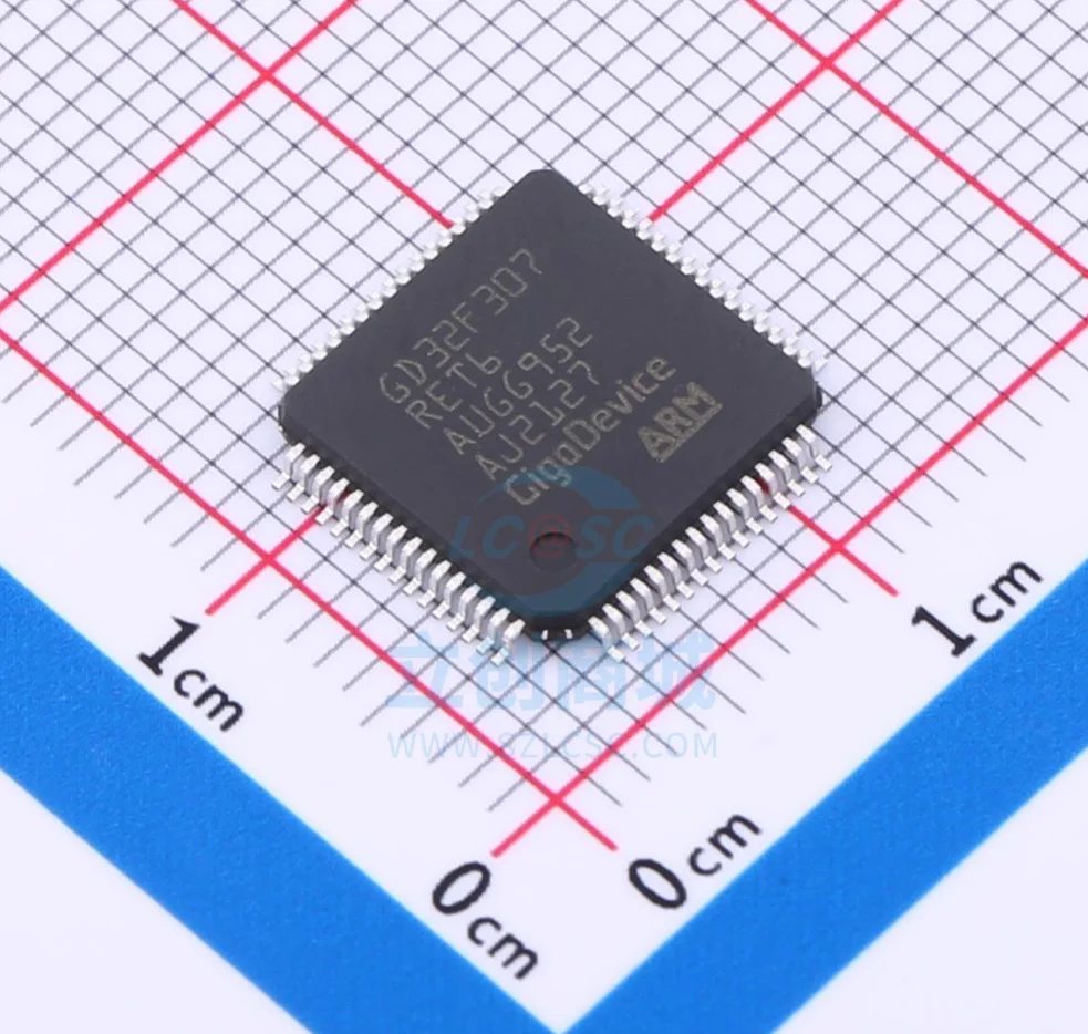 

GD32F307RET6 посылка LQFP-64 Cortex-M4 120MHz Flash: 512KB RAM: 96KB MCU (MCU/MPU/SOC)