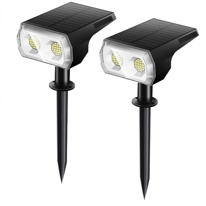 

Outdoors Led Solar Spotlight Outdoor Solar Lamps IP65 Waterproof Solar Powered Sunlight for Garden Decoration Solar Spotlights