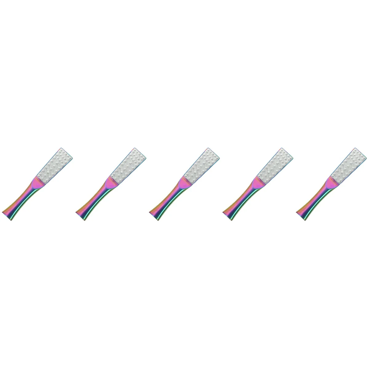 

5pcs Stainless Steel Foot File Metal Pedicure Tool Feet File Double Sided Foot File for Calluses Remover