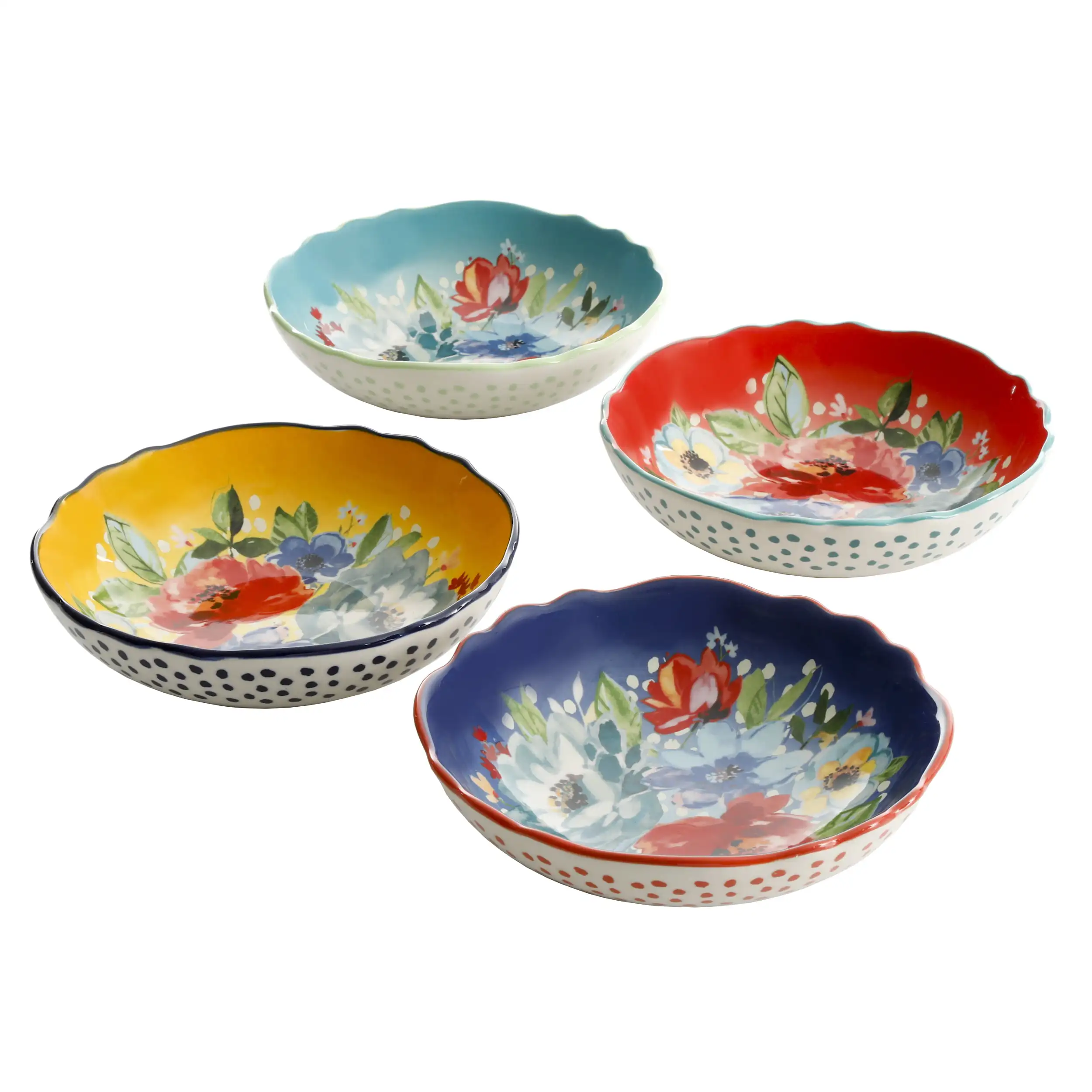 

free shipping Melody 4-Piece Pasta Bowl Set
