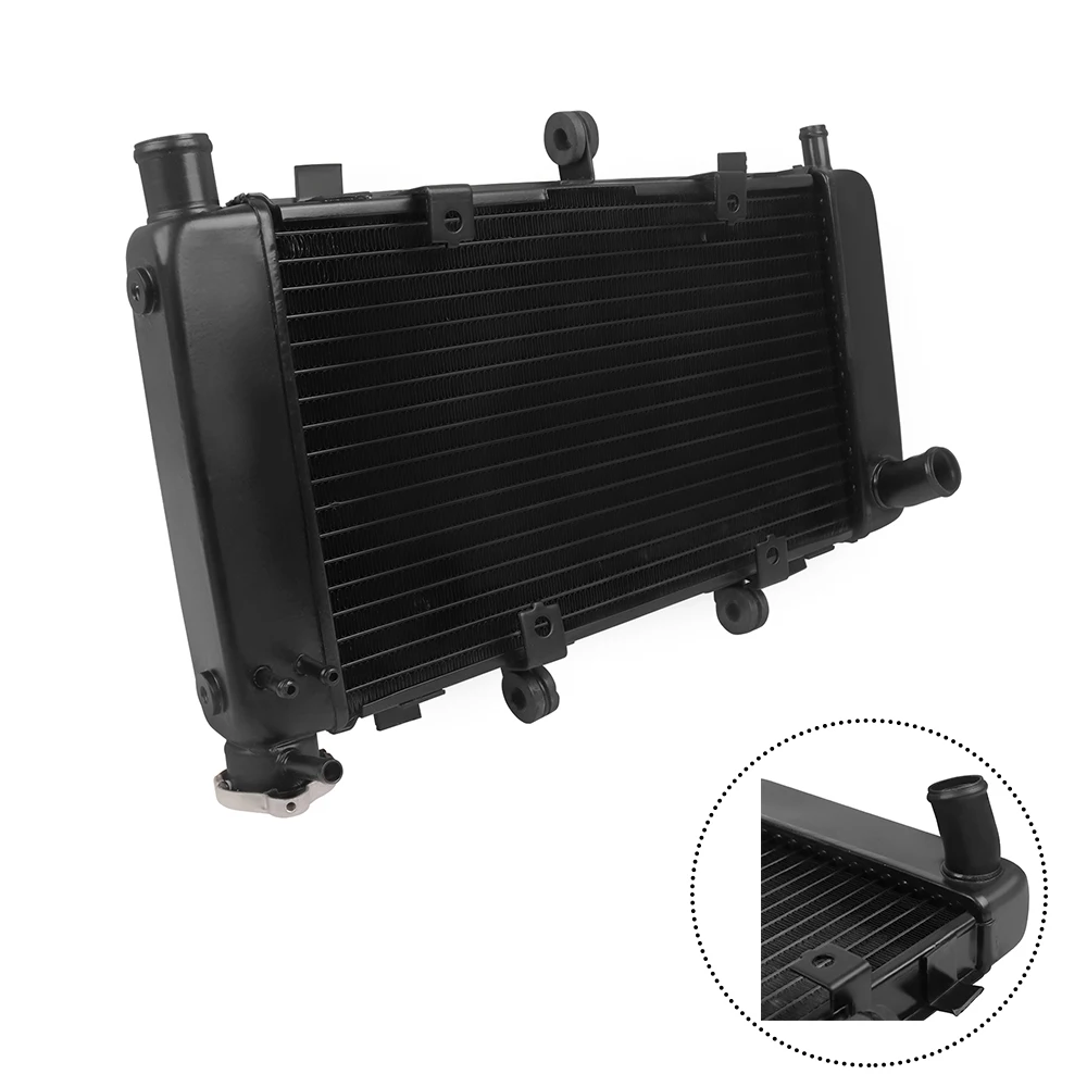 

For Yamaha FZ600 FZ6 FAZER FZ6N FZ6S 1998-2010 Motorcycle Engine Radiator Cooler Cooling System Aluminium Water Tank Protection