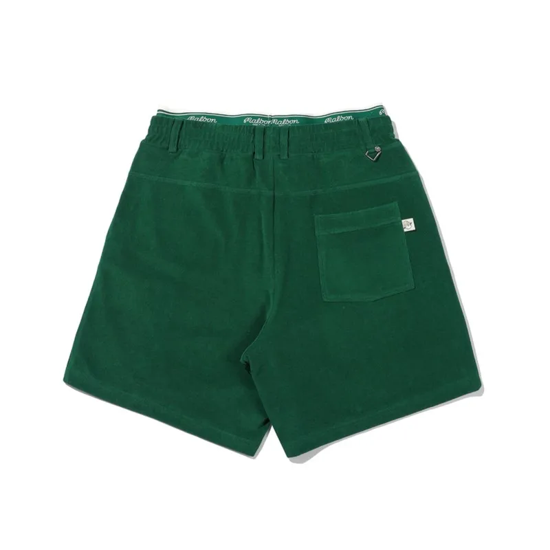 【 Presale 】Fashion! Comfortable & Soft! Womens Summer Shorts Mid-Waist Cuffed Hem Corduroy Shorts with Pockets