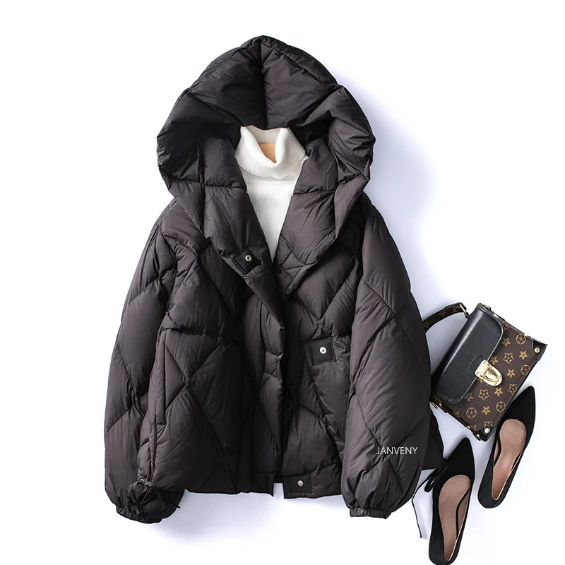 Zipper Casual Oversize Jacket Woman Winter Demi-season Quilted Coat Parka Female Fluffy Plush Ski Suit Shirts and Blouses 2023