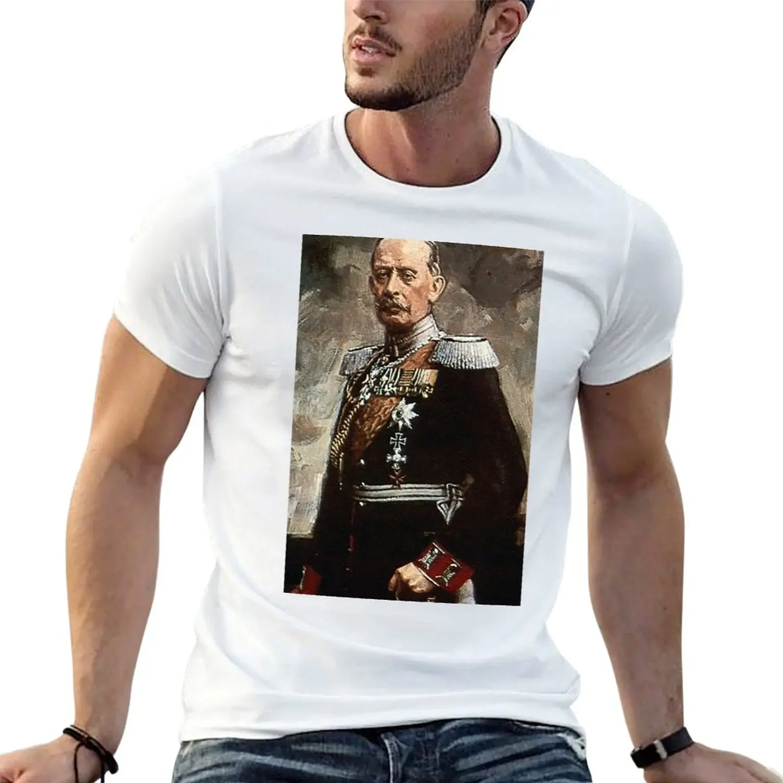 Генерал Альфред Graf von Schlieffen 146. Футболка. Блузка. Дизайнерские рубашки. Рубашки